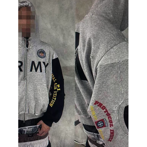 國外代工】原G/R 25秋冬新品Protocol Index 小衆潮牌拉鍊連帽衫 國外代工】原G/R 25秋冬新品Protocol Index 小衆潮牌拉鍊連帽衫