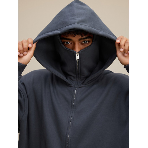 25ss設計感重磅寬松戶外防風面罩雙連帽衫衛衣加絨拉鍊開衫外套男 25ss設計感重磅寬松戶外防風面罩雙連帽衫衛衣加絨拉鍊開衫外套男