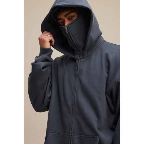 25ss設計感重磅寬松戶外防風面罩雙連帽衫衛衣加絨拉鍊開衫外套男 25ss設計感重磅寬松戶外防風面罩雙連帽衫衛衣加絨拉鍊開衫外套男