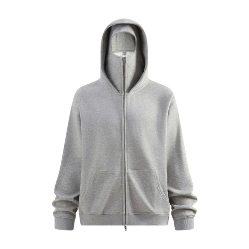 25ss設計感重磅寬松戶外防風面罩雙連帽衫衛衣加絨拉鍊開衫外套男 25ss設計感重磅寬松戶外防風面罩雙連帽衫衛衣加絨拉鍊開衫外套男