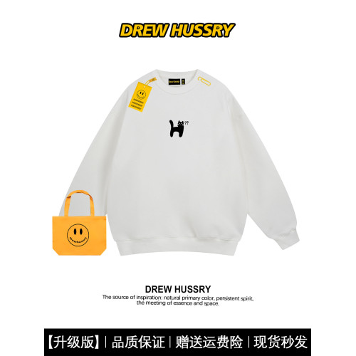 drew美式潮牌趣味貓咪極簡風圓領衛衣男女情侶裝休閒寬松秋冬上衣 drew美式潮牌趣味貓咪極簡風圓領衛衣男女情侶裝休閒寬松秋冬上衣