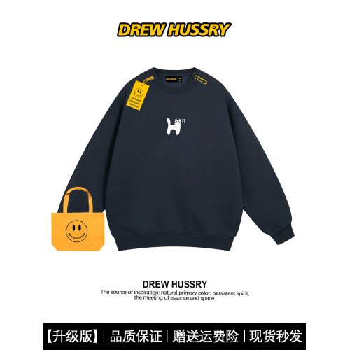 drew美式潮牌趣味貓咪極簡風圓領衛衣男女情侶裝休閒寬松秋冬上衣 drew美式潮牌趣味貓咪極簡風圓領衛衣男女情侶裝休閒寬松秋冬上衣