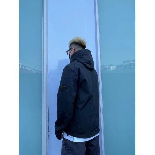 25早春新款潮牌石頭家沖鋒衣戶外袖標徽章連帽夾克外套男女同款 25早春新款潮牌石頭家沖鋒衣戶外袖標徽章連帽夾克外套男女同款