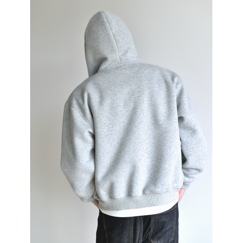 【雙拼色】重磅800G拉鍊連帽衛衣Boxy短款春季新開衫外套cleanfit