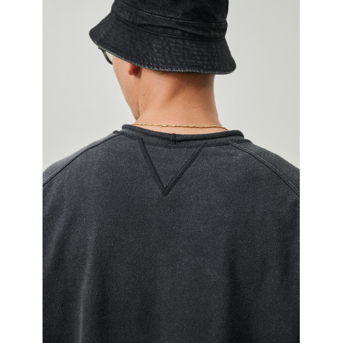 Broshood 25AW 日系寬松基礎百搭沙洗做舊插肩袖卷領圓領套頭衛衣 Broshood 25AW 日系寬松基礎百搭沙洗做舊插肩袖卷領圓領套頭衛衣