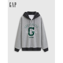 【成毅代言】Gap男女裝2025秋季搖粒絨寬松連帽衛衣788293