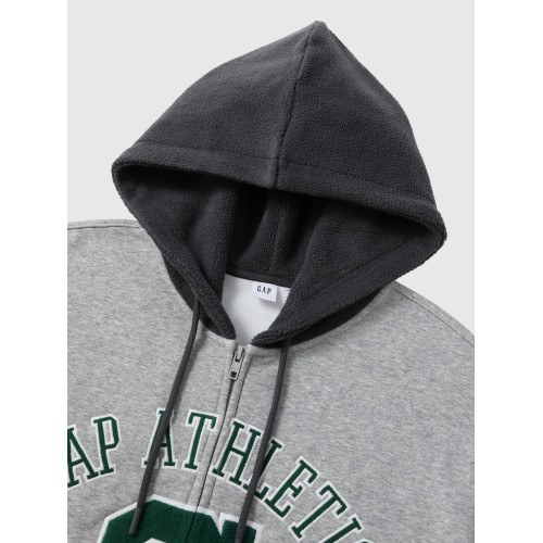 【成毅代言】Gap男女裝2025秋季搖粒絨寬松連帽衛衣788293 【成毅代言】Gap男女裝2025秋季搖粒絨寬松連帽衛衣788293