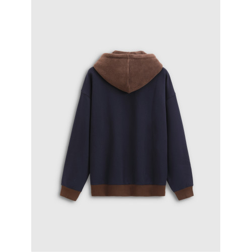 【成毅代言】Gap男女裝2025秋季搖粒絨寬松連帽衛衣788293 【成毅代言】Gap男女裝2025秋季搖粒絨寬松連帽衛衣788293