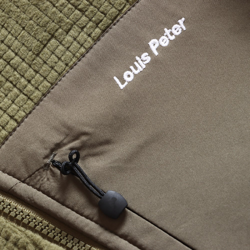 尾貨潮流經典方格絨抓絨外套男士秋冬保暖自發熱休閒連帽衛衣