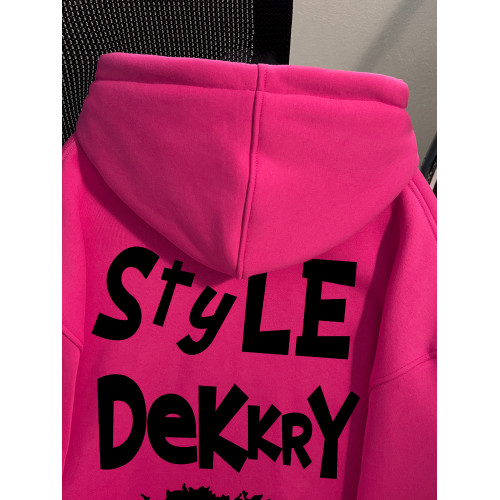 美式炸街新穎連帽火龍果色衛衣秋季男女款字母印花時髦上衣情侶裝 美式炸街新穎連帽火龍果色衛衣秋季男女款字母印花時髦上衣情侶裝