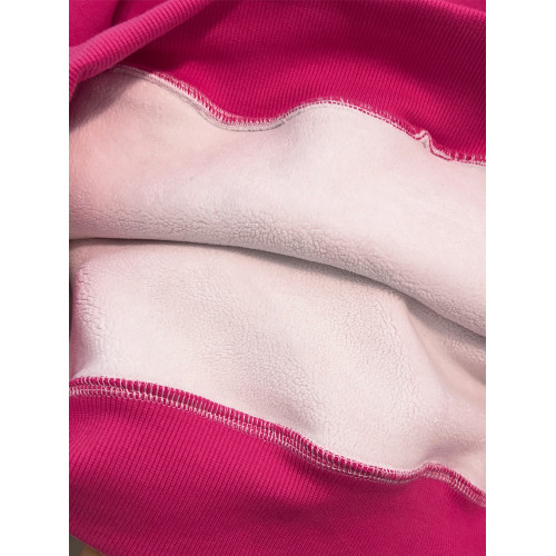 美式炸街新穎連帽火龍果色衛衣秋季男女款字母印花時髦上衣情侶裝 美式炸街新穎連帽火龍果色衛衣秋季男女款字母印花時髦上衣情侶裝