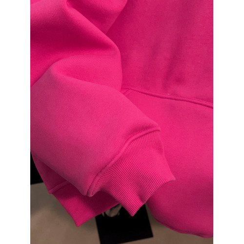 美式炸街新穎連帽火龍果色衛衣秋季男女款字母印花時髦上衣情侶裝 美式炸街新穎連帽火龍果色衛衣秋季男女款字母印花時髦上衣情侶裝