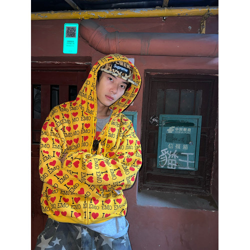 EAHO美式復古字母愛心長袖衛衣開衫男女春秋寬松休閒百搭潮流外套 EAHO美式復古字母愛心長袖衛衣開衫男女春秋寬松休閒百搭潮流外套