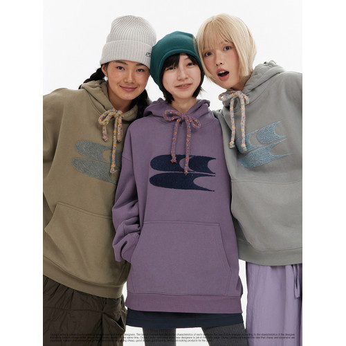 CryingCenter 秋冬連帽毛巾綉彩點抽繩加絨加厚衛衣 哭喊中心 CryingCenter 秋冬連帽毛巾綉彩點抽繩加絨加厚衛衣 哭喊中心