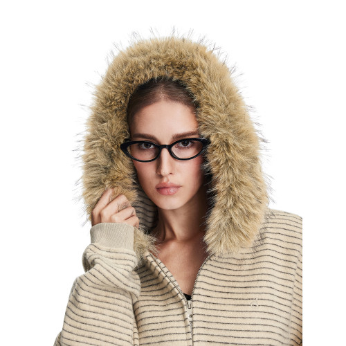 林秋楠同款 FDR旗艦店早秋上衣男款長袖灰色條紋連帽衛衣外套女 林秋楠同款 FDR旗艦店早秋上衣男款長袖灰色條紋連帽衛衣外套女