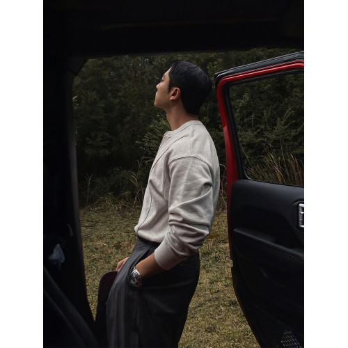 美式復古半拉鍊衛衣男秋季重磅小領口高級感痞帥POLO衫長袖上衣 美式復古半拉鍊衛衣男秋季重磅小領口高級感痞帥POLO衫長袖上衣