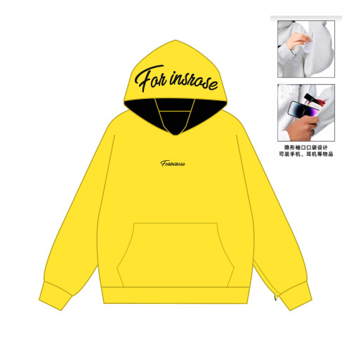 Rosepoem美式撞色連帽刺綉字母衛衣男女秋冬寬松設計感情侶上衣潮 Rosepoem美式撞色連帽刺綉字母衛衣男女秋冬寬松設計感情侶上衣潮