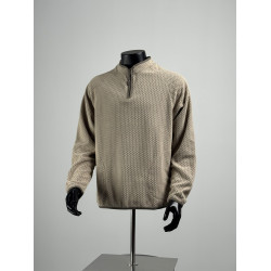 日系復古半拉鍊套頭立領衛衣男秋季寬松百搭套頭衫休閒簡約上衣潮