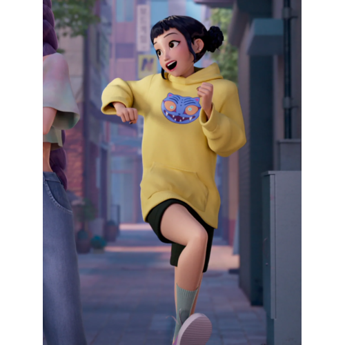 Demon Hunters K POP 獵魔女團動漫卡通美式高街男女寬松連帽衛衣 Demon Hunters K POP 獵魔女團動漫卡通美式高街男女寬松連帽衛衣