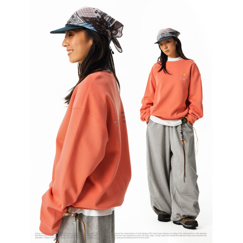 CryingCenter光環印花恒溫暖皮吸溼速乾7A抗菌長袖圓領衛衣男女款 CryingCenter光環印花恒溫暖皮吸溼速乾7A抗菌長袖圓領衛衣男女款