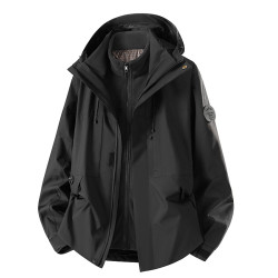 蕉下客三合一外套男女2025新款沖鋒衣春秋冬季休閒戶外運動登山服