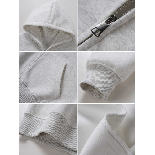 WASSUP LEMON重磅460g連帽開衫衛衣男女同款秋冬寬松加絨加厚外套 WASSUP LEMON重磅460g連帽開衫衛衣男女同款秋冬寬松加絨加厚外套