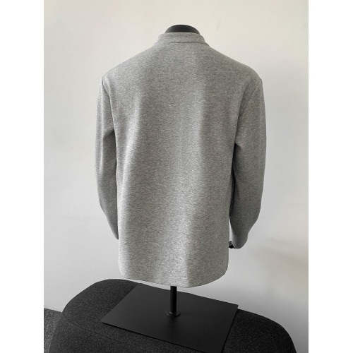 亨利領長袖T恤男款秋冬潮牌重磅美式上衣內搭打底衫加絨加厚衛衣