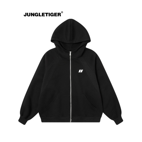 叢林老虎潮牌重磅拉鍊加絨衛衣男美式休閒上衣情侶連帽開衫外套冬 叢林老虎潮牌重磅拉鍊加絨衛衣男美式休閒上衣情侶連帽開衫外套冬