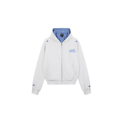 【Achock官方店】美式復古新款格子拼接開衫外套潮牌重磅情侶衛衣 【Achock官方店】美式復古新款格子拼接開衫外套潮牌重磅情侶衛衣