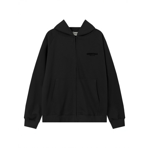 新款essentials植絨拉鍊開衫連帽衛衣男女外套寬松街頭美式fog潮 新款essentials植絨拉鍊開衫連帽衛衣男女外套寬松街頭美式fog潮