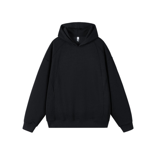 悟空有貨美式解搆空氣層灰色連帽衛衣男秋季潮牌簡約休閒運動帽衫 悟空有貨美式解搆空氣層灰色連帽衛衣男秋季潮牌簡約休閒運動帽衫