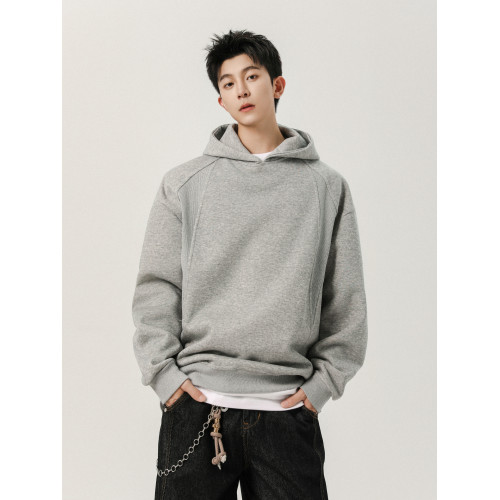 悟空有貨美式解搆空氣層灰色連帽衛衣男秋季潮牌簡約休閒運動帽衫 悟空有貨美式解搆空氣層灰色連帽衛衣男秋季潮牌簡約休閒運動帽衫