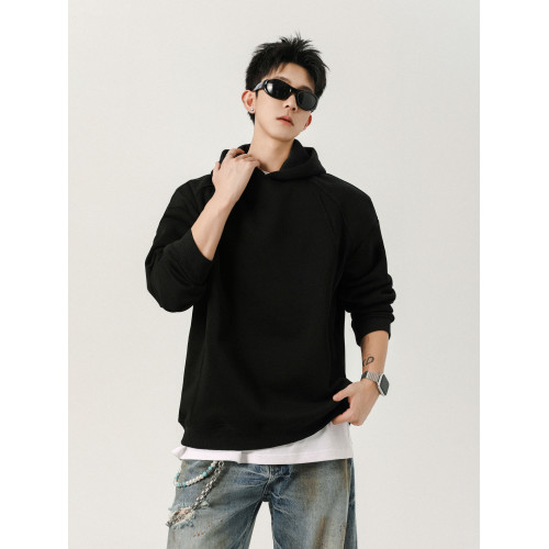 悟空有貨美式解搆空氣層灰色連帽衛衣男秋季潮牌簡約休閒運動帽衫 悟空有貨美式解搆空氣層灰色連帽衛衣男秋季潮牌簡約休閒運動帽衫