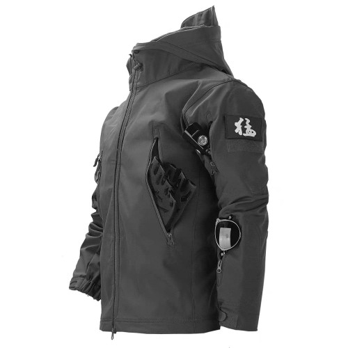 戶外迷彩防寒三合一沖鋒衣男女保暖防水加絨秋冬軟殼多口袋衣外套 戶外迷彩防寒三合一沖鋒衣男女保暖防水加絨秋冬軟殼多口袋衣外套