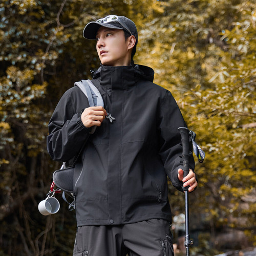 2025新款沖鋒衣男女同款三合一可拆卸戶外防風防水登山服外套 2025新款沖鋒衣男女同款三合一可拆卸戶外防風防水登山服外套