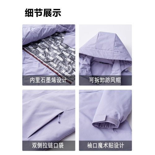 沖鋒衣女薄棉秋冬季2025新款一體棉服防風防水加絨加厚保暖男外套 沖鋒衣女薄棉秋冬季2025新款一體棉服防風防水加絨加厚保暖男外套