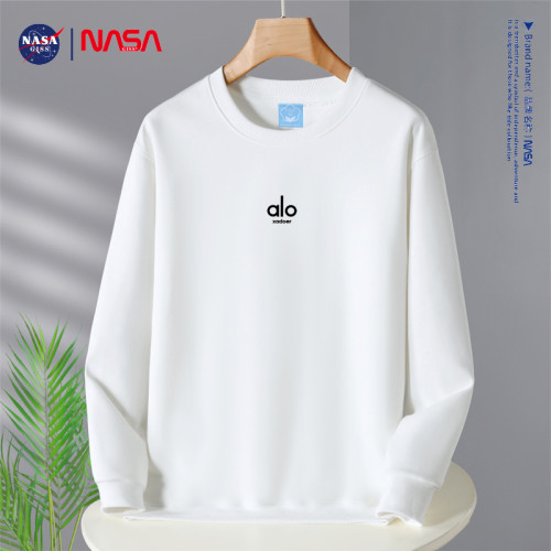 NASA聯名潮牌圓領套頭衛衣男士秋冬季加絨加厚打底衫休閒寬松上衣 NASA聯名潮牌圓領套頭衛衣男士秋冬季加絨加厚打底衫休閒寬松上衣