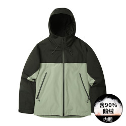 鳥家同款戶外沖鋒衣防風防水外套三合一可拆卸羽絨服西藏新疆旅行