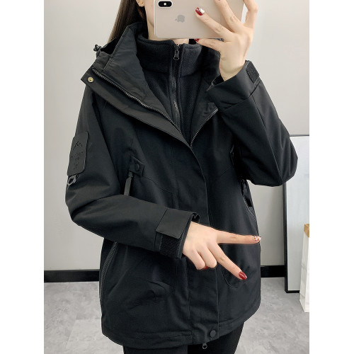 戶外沖鋒衣外套女款2025秋冬新款三合一可拆卸防風防水情侶登山服 戶外沖鋒衣外套女款2025秋冬新款三合一可拆卸防風防水情侶登山服