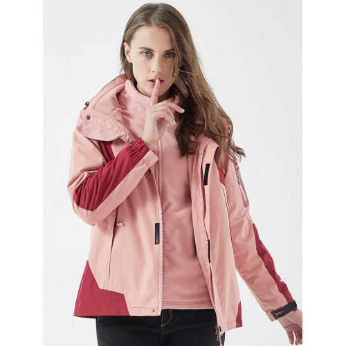 沖鋒衣女西藏戶外三合一可拆卸春秋單層防水防風登山滑雪服外套男 沖鋒衣女西藏戶外三合一可拆卸春秋單層防水防風登山滑雪服外套男