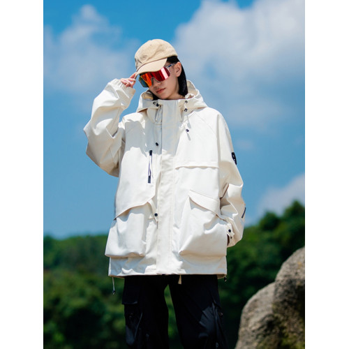 戶外沖鋒衣男女外套防水防風亮色美式夾克登山服武功山川西藏旅遊 戶外沖鋒衣男女外套防水防風亮色美式夾克登山服武功山川西藏旅遊