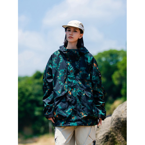 戶外沖鋒衣男女外套防水防風亮色美式夾克登山服武功山川西藏旅遊 戶外沖鋒衣男女外套防水防風亮色美式夾克登山服武功山川西藏旅遊