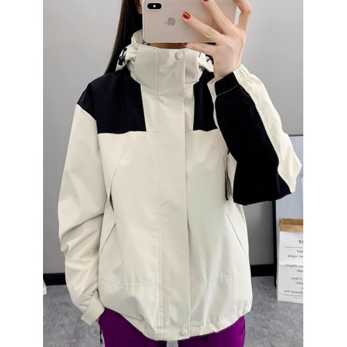 三合一沖鋒衣男女情侶加絨加厚外套防水新疆進藏戶外徒步登山上衣 三合一沖鋒衣男女情侶加絨加厚外套防水新疆進藏戶外徒步登山上衣