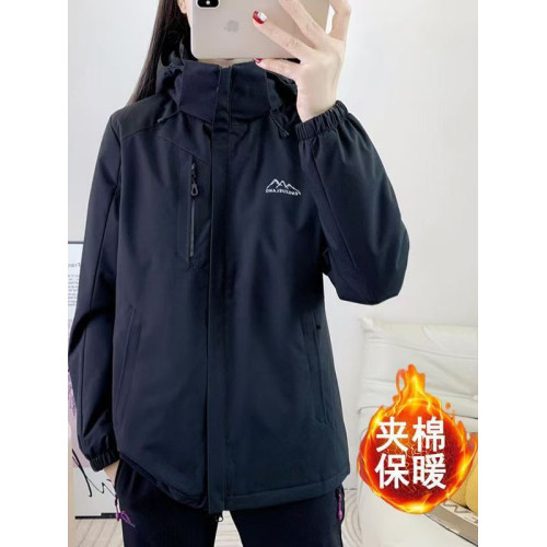 風雪狼沖鋒衣女秋冬季加絨保暖防風外套男大碼登山服加棉沖鋒衣 風雪狼沖鋒衣女秋冬季加絨保暖防風外套男大碼登山服加棉沖鋒衣