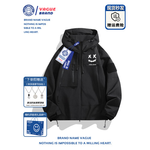 NASA聯名潮牌沖鋒衣男款秋冬季新款戶外三合一防風防水加厚外套女 NASA聯名潮牌沖鋒衣男款秋冬季新款戶外三合一防風防水加厚外套女