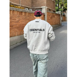 essentials復線fog植絨無帽圓領衛衣美式男女同款高街寬松秋冬季