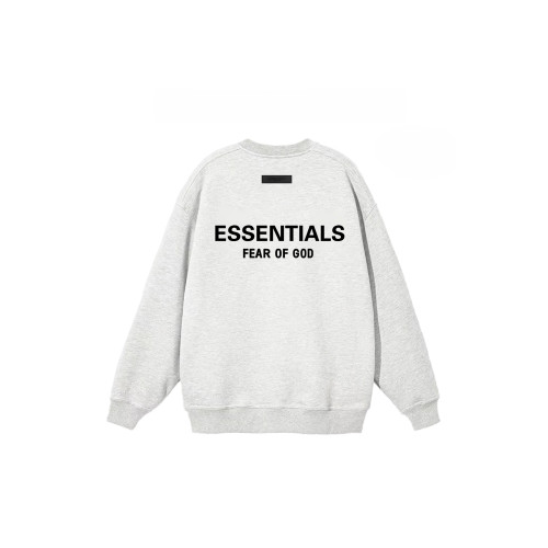 essentials復線fog植絨無帽圓領衛衣美式男女同款高街寬松秋冬季 essentials復線fog植絨無帽圓領衛衣美式男女同款高街寬松秋冬季