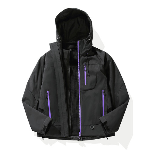 2025新款男女戶外三合一沖鋒衣可拆內膽兩件套防風防水硬殼登山服 2025新款男女戶外三合一沖鋒衣可拆內膽兩件套防風防水硬殼登山服