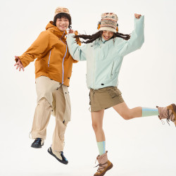 空山雨沖鋒衣女秋冬戶外防水防風三合一登山服男進藏旅行沖鋒衣