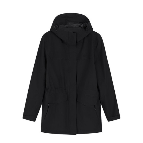 探拓戶外沖鋒衣外套女中長款收腰顯瘦秋冬防風防水保暖加絨登山服 探拓戶外沖鋒衣外套女中長款收腰顯瘦秋冬防風防水保暖加絨登山服